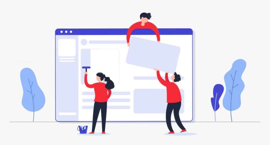 Web-design - Web Development Flat Design, HD Png Download , Transparent ...