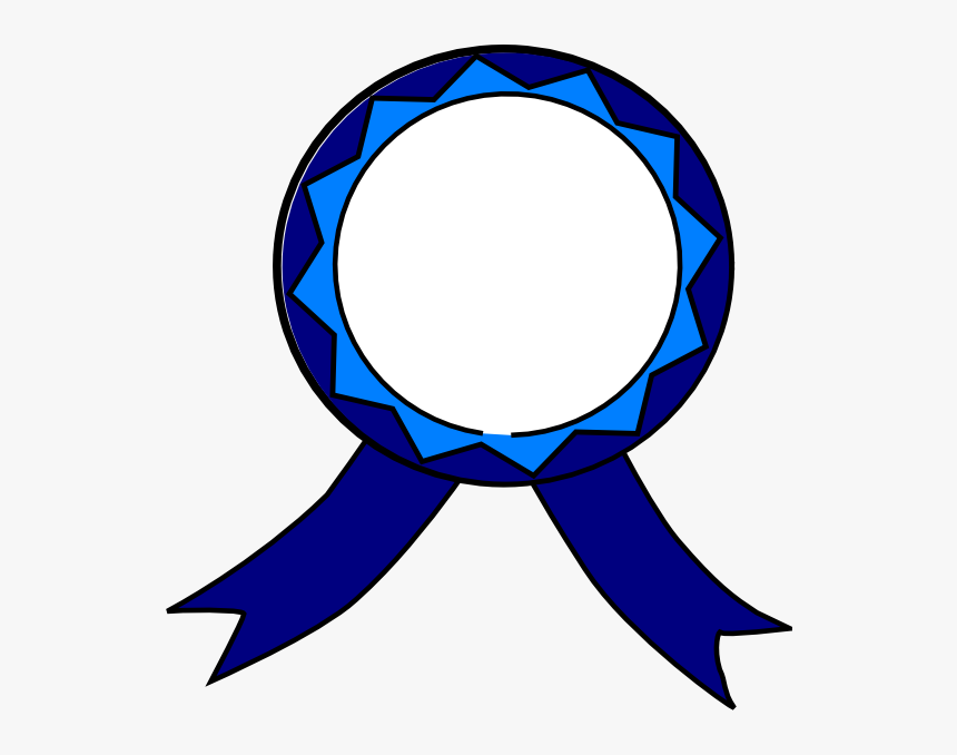 Blue And White Medal Svg Clip Arts - Blue And White Medal, HD Png Download