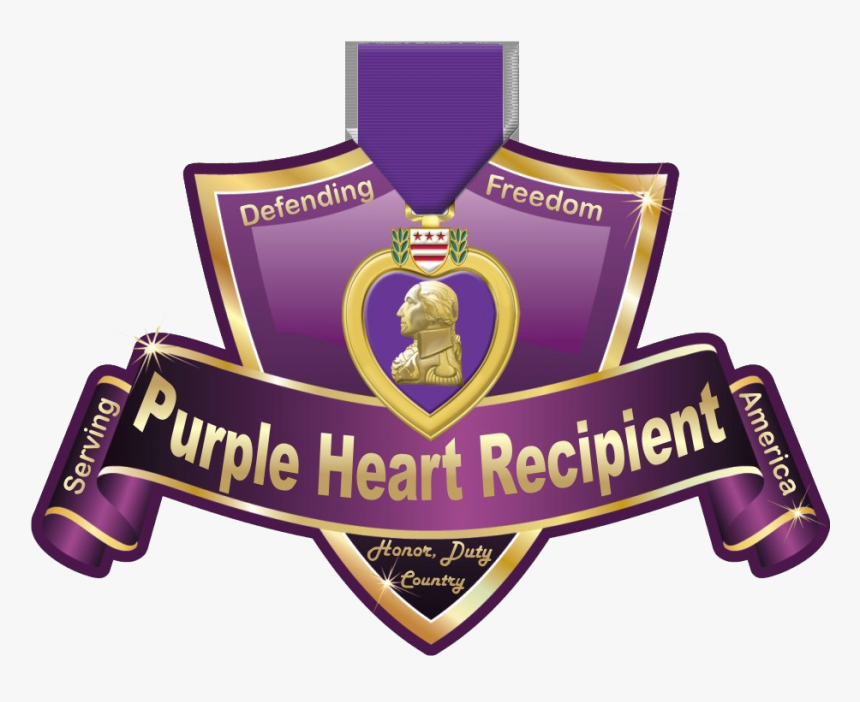 Purple Heart Medal Png - Crest, Transparent Png