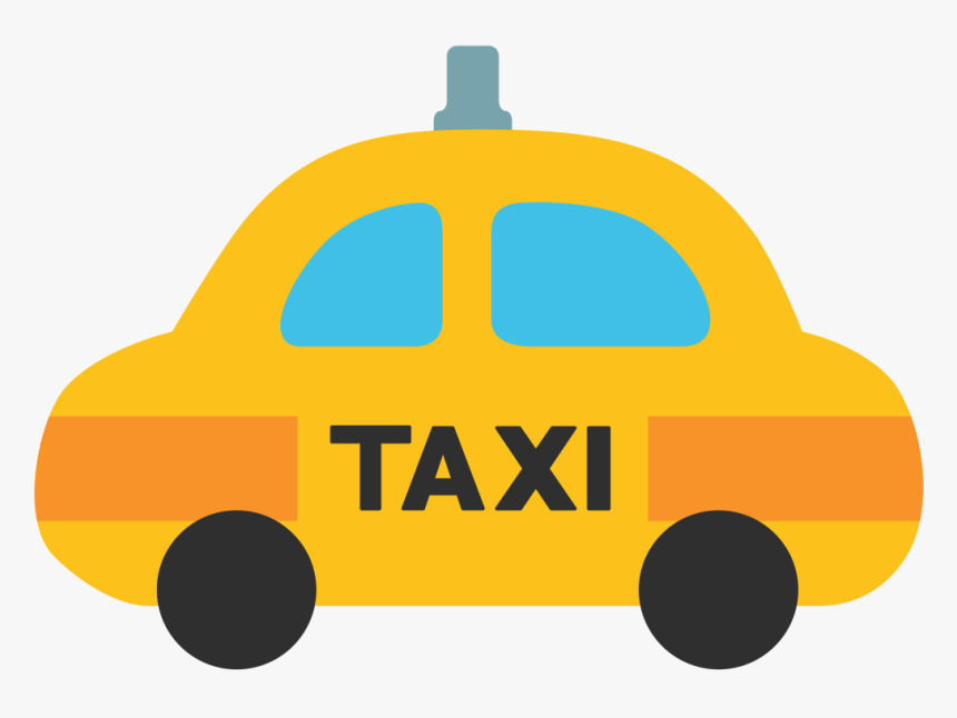 File - Emoji U1f695 - Svg - Taxi Emoji, HD Png Download