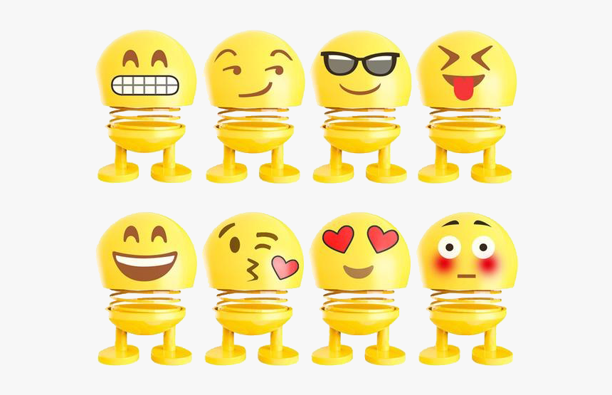 Spring Emoji Car Toy Png Transparent Image - Cartoon, Png Download