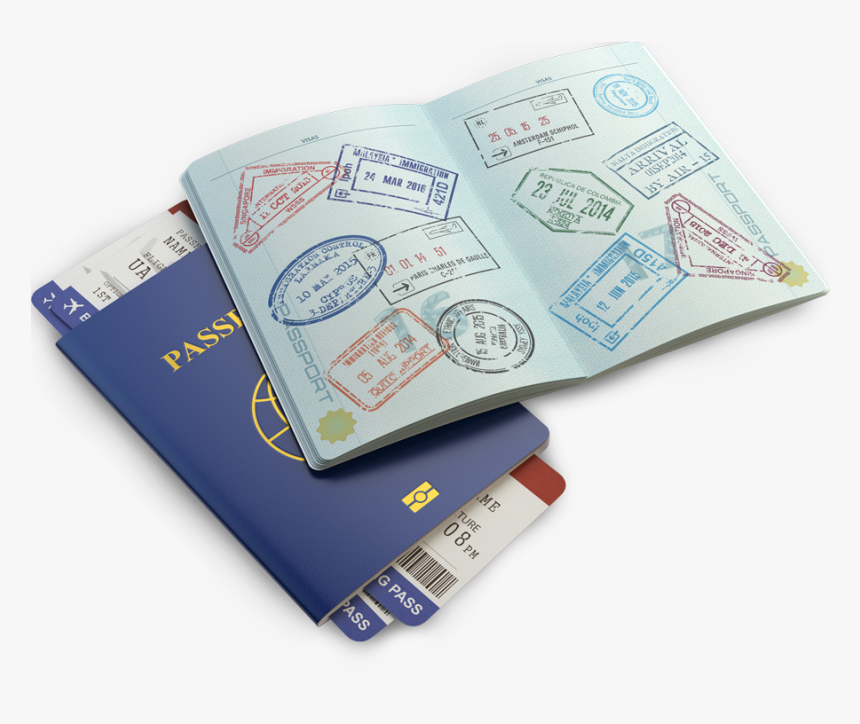 Visa And Passport Png, Transparent Png