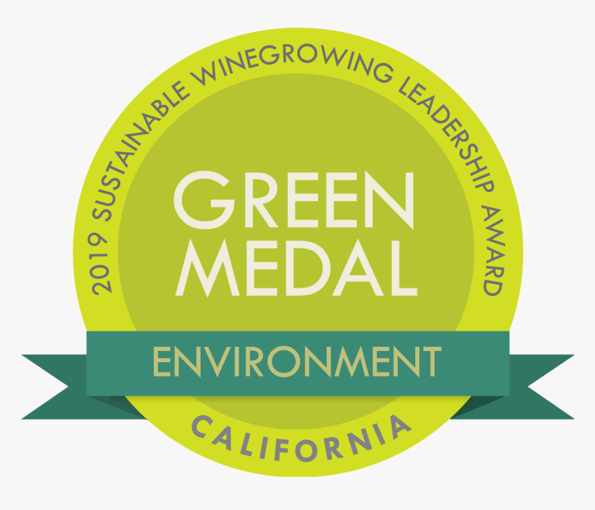 Green Medal Environment Award - Bay Area Winery Sustainable Growing, HD Png Download
