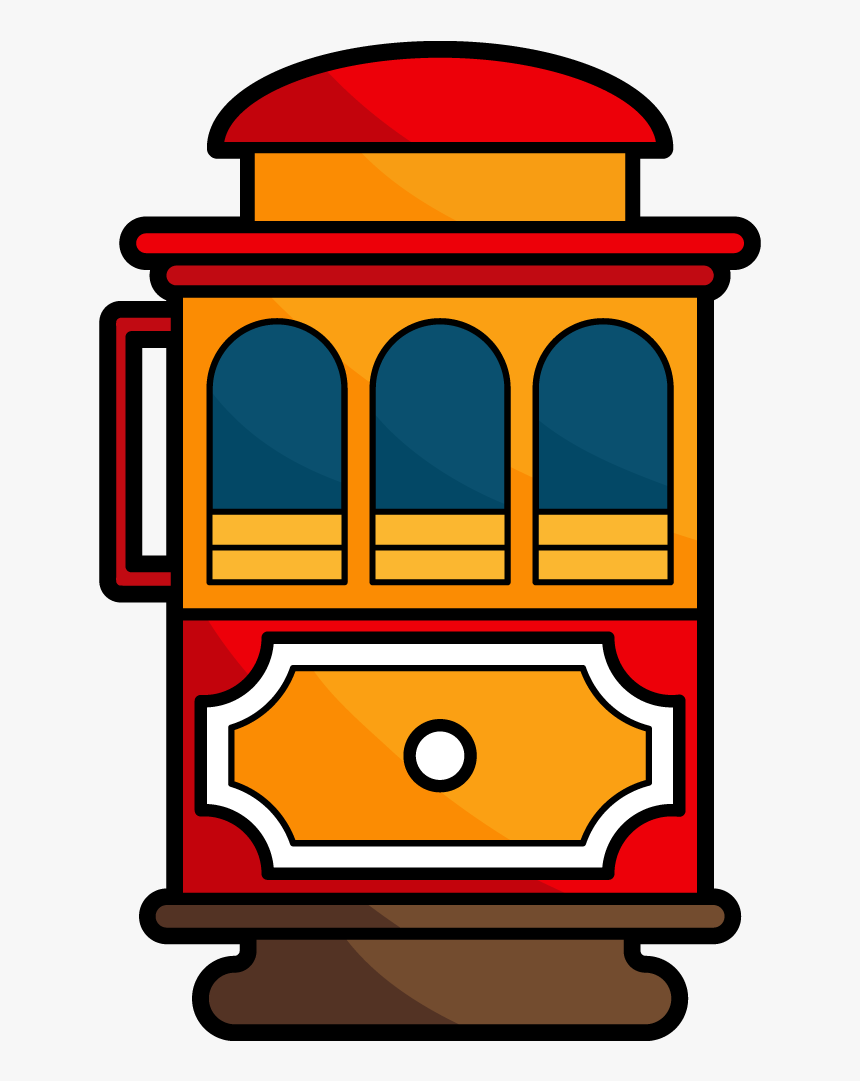 Sf Cable Car Icon, HD Png Download