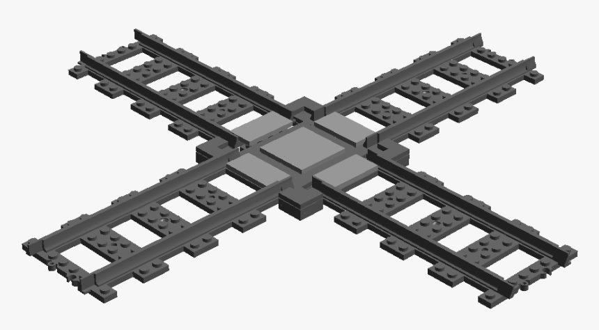 Railroad Tracks Png - Railroad Crossing Transparent Background, Png Download