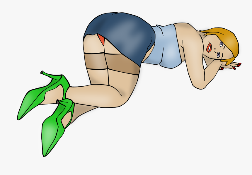 Pin Up Girl, Pin Up, Stripper, Girl, Woman, Human, HD Png Download