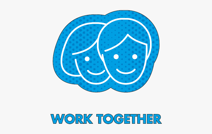 Work Together Black Outline - Circle, HD Png Download