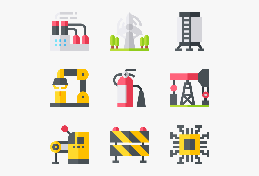 Logistics Symbols For Factory, HD Png Download