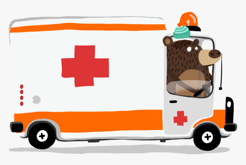Orange Ambulance Png - Clip Art Ambulance, Transparent Png