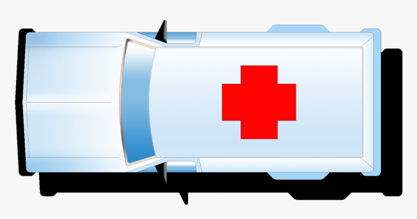 Banner Free Library Download Transprent Png Free - Ambulance Top View Png, Transparent Png