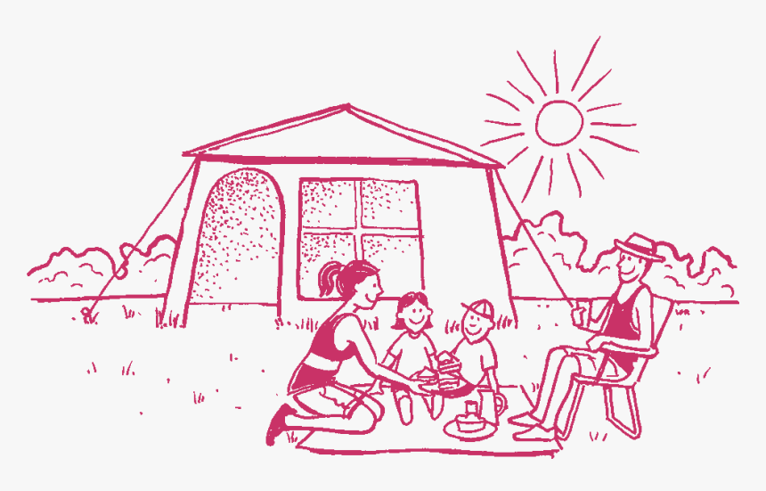 Wicksteed Park Camping Illustration, HD Png Download , Transparent Png Image PNGitem