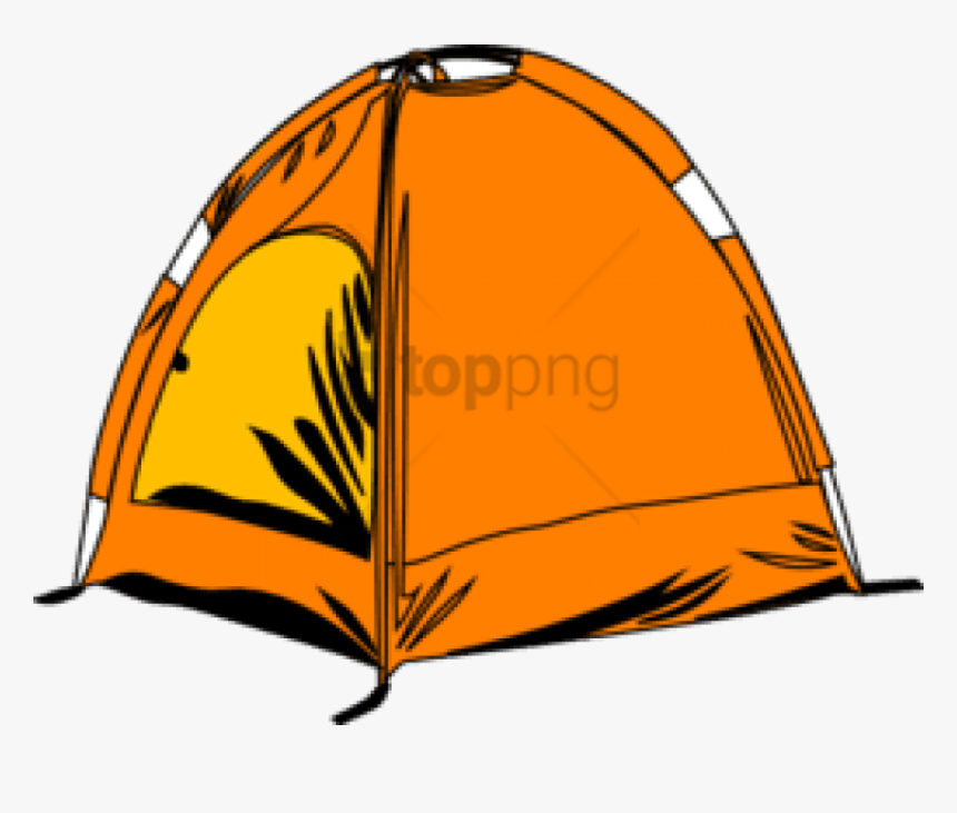 Camping Clip Art Png Transparent Png , Png Download - Camping Tent Clipart, Png Download