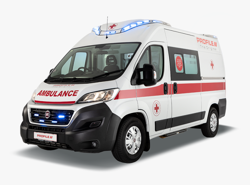 Ambulance De Profile Png, Transparent Png