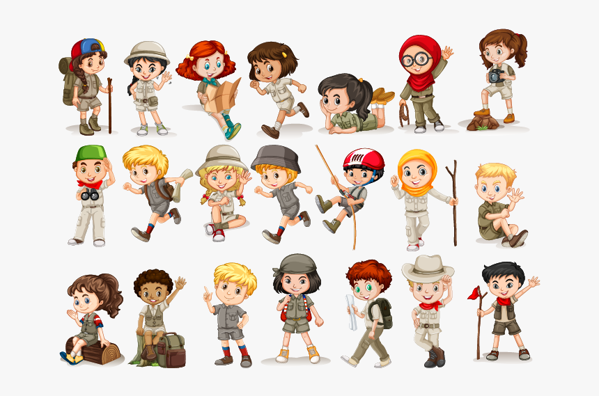Scouting Camping Illustration Children Royalty-free - Boy Scouts Cartoon Png, Transparent Png
