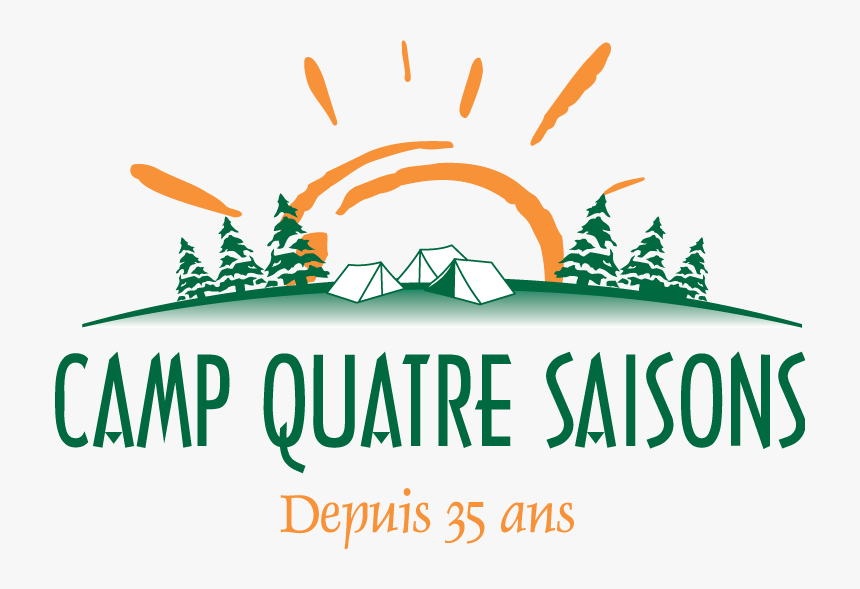 Camp Quatre Saisons Free Vector - Vector Camping Logo Png, Transparent Png