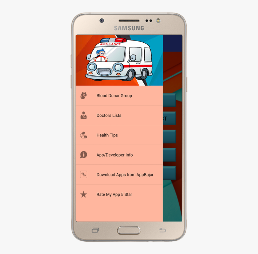 Ambulance Png App, Transparent Png