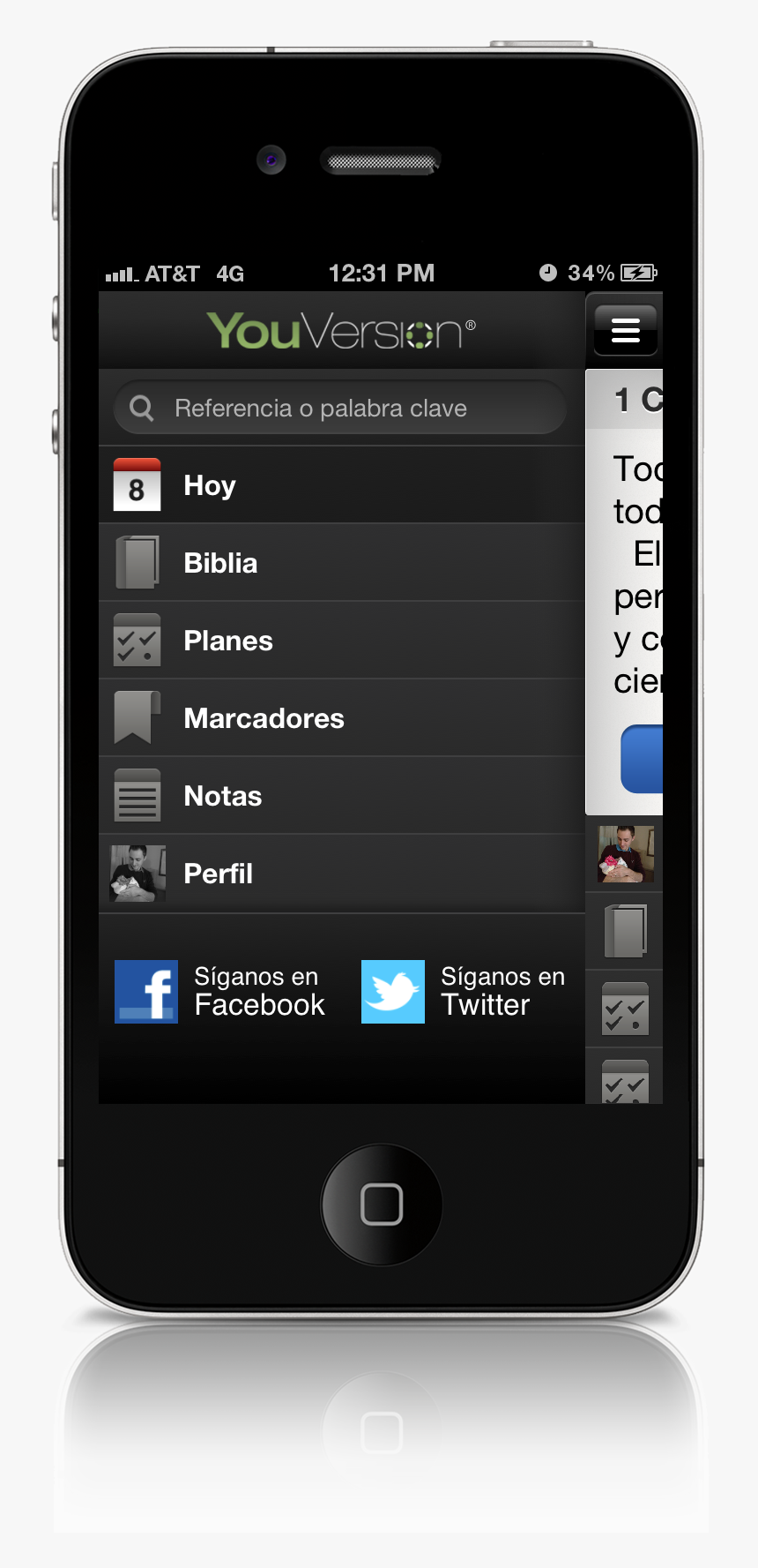 Nueva Actualización De La Biblia App Para Iphone - Smartphone, HD Png Download