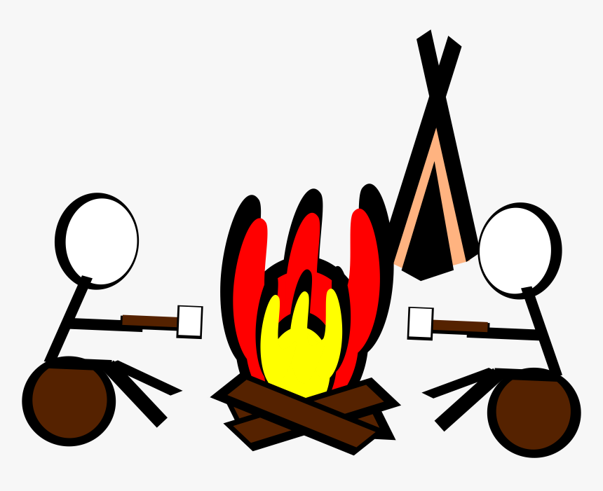 Camping Shadows Clip Art Download - Camping, HD Png Download