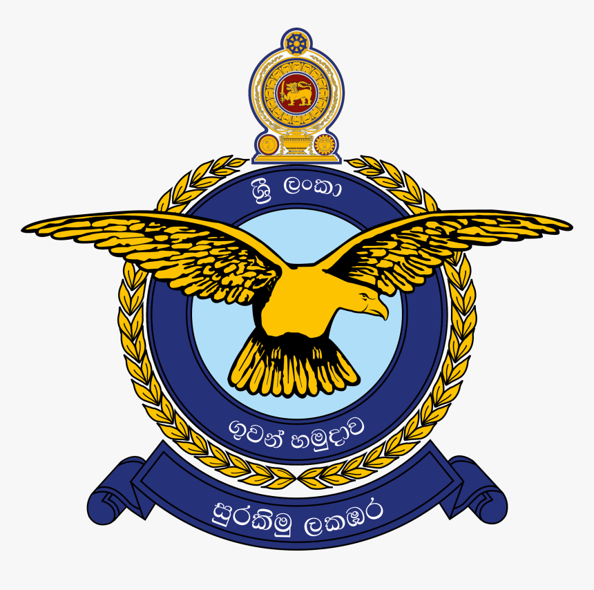 Badge Of The Sri Lanka Air Force - Sri Lanka Air Force Logo, HD Png Download