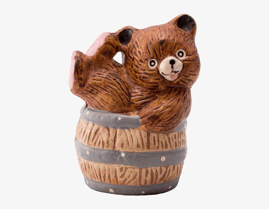 Bear In Barrel Toy Clip Arts - Barrel, HD Png Download