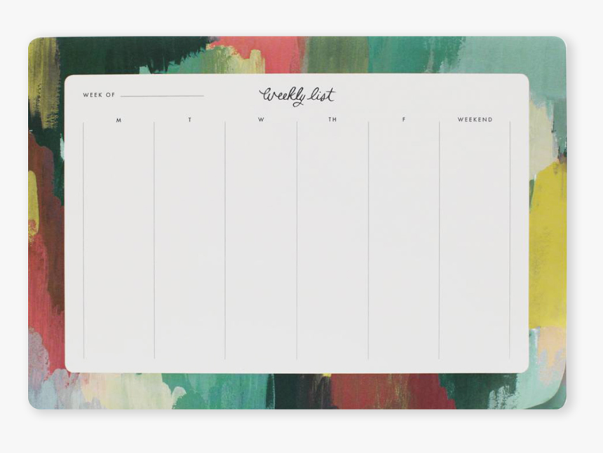 Weekly Desk Pad Rifle Paper Co, HD Png Download