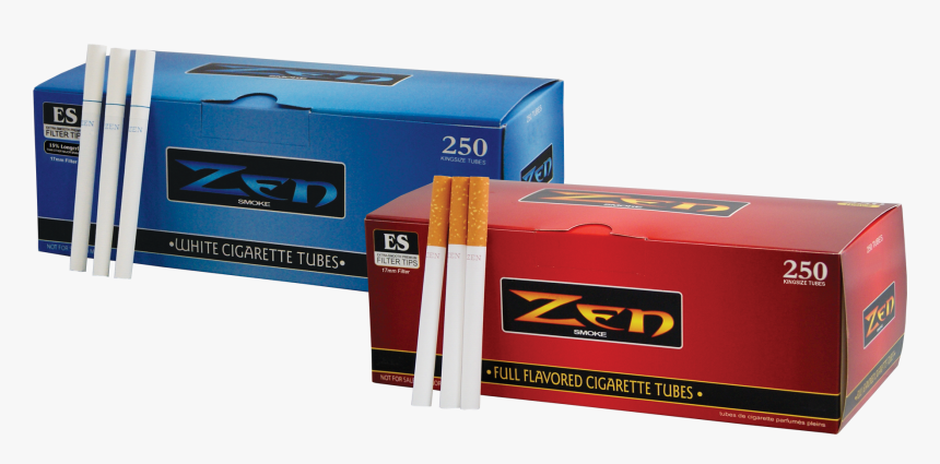 Zen Cigarette Tubes - Zen Red Cigarette Tubes, HD Png Download