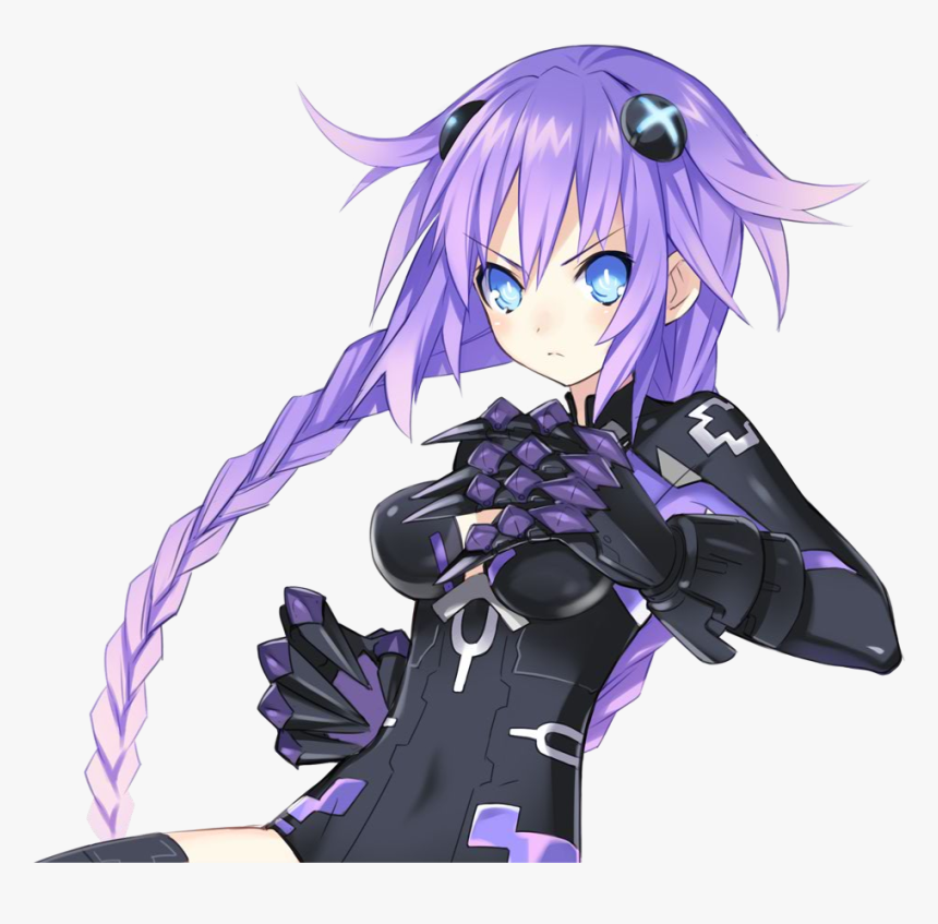 Transparent Animated Heart Png - Hyperdimension Neptunia Purple Heart, Png Download
