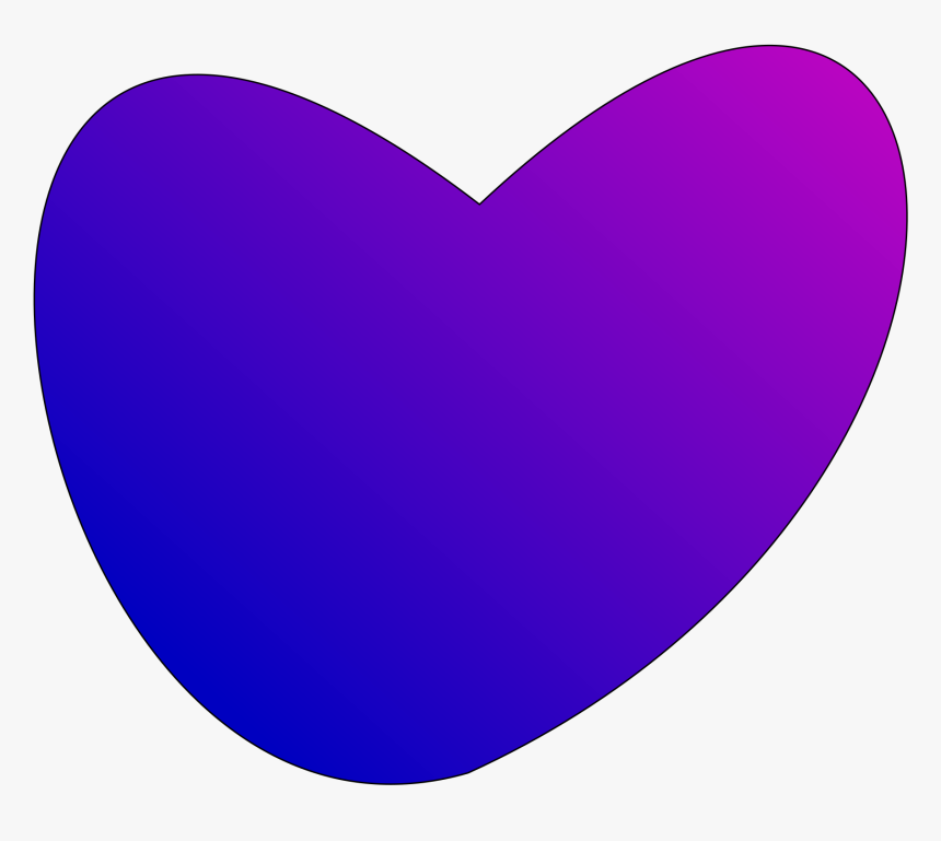 Pink And Blue Hearts Png - Heart, Transparent Png