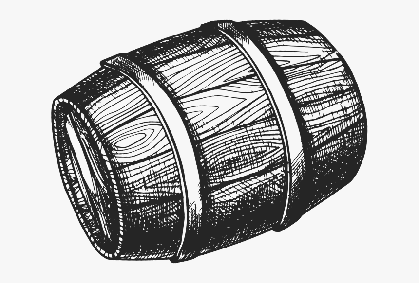 Barrel Black And White, HD Png Download