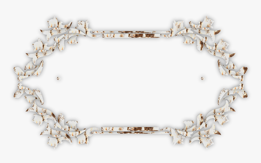 Frame Vintage Ornate Free Picture - Necklace, HD Png Download