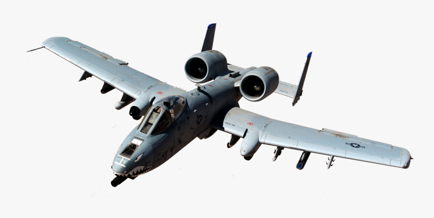 Fairchild Republic A 10 Thunderbolt Ii Airplane Republic - 10 Warthog No Background, HD Png Download
