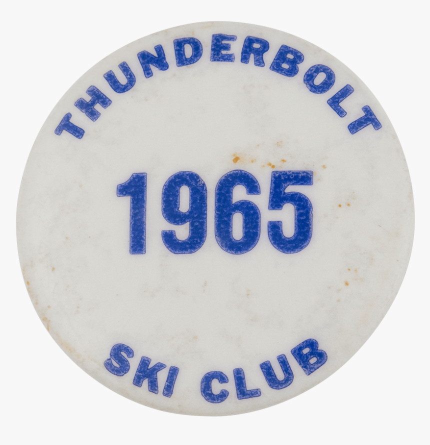 Thunderbolt Ski Club Club Button Museum - Badge, HD Png Download
