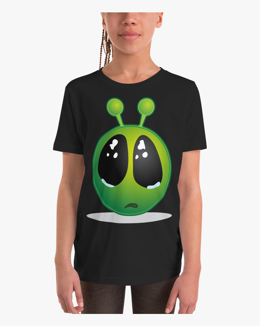Karma Inc Apparel Sad Eye Alien Emoji - Cartoon Animals With Big Eyes, HD Png Download