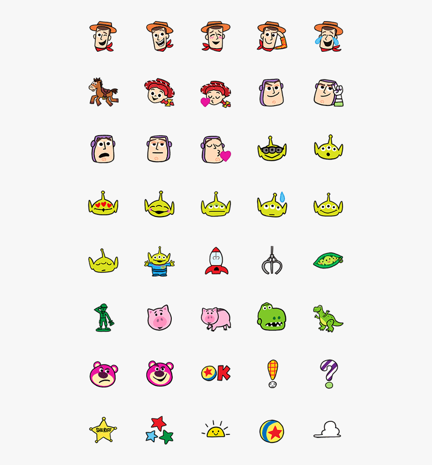 Toy Story Emoji Iphone, HD Png Download