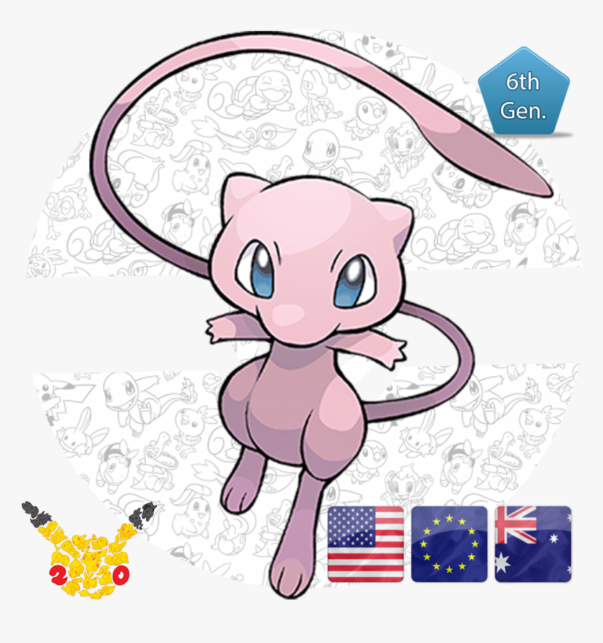 Transparent Wedding Anniversary Clipart - Mew Pokemon, HD Png Download