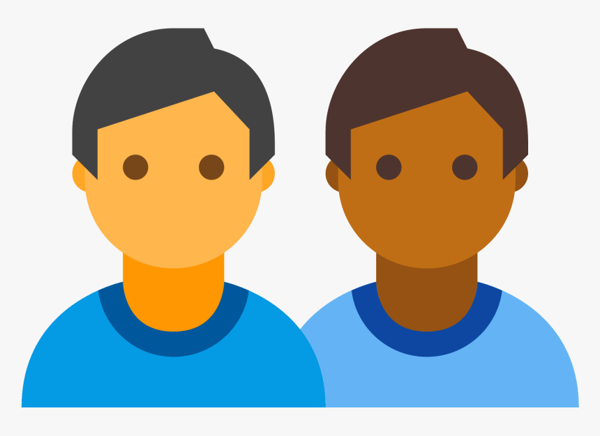 This Image Is Depicting A Group Of Four People Clustered - Username Icon Colorful Png, Transparent Png