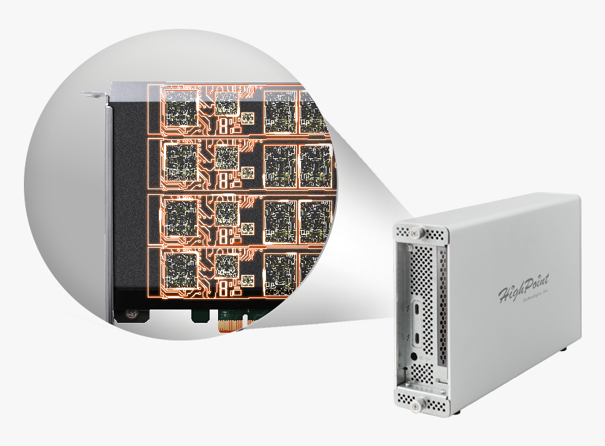 Highpoint Rocketstor 6661a Nvme, HD Png Download