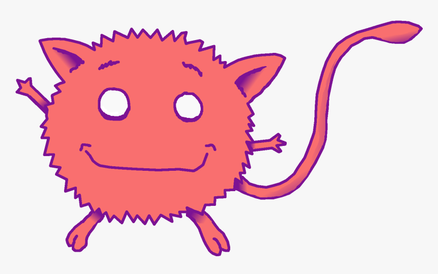 Mewmonster1 - Cartoon, HD Png Download