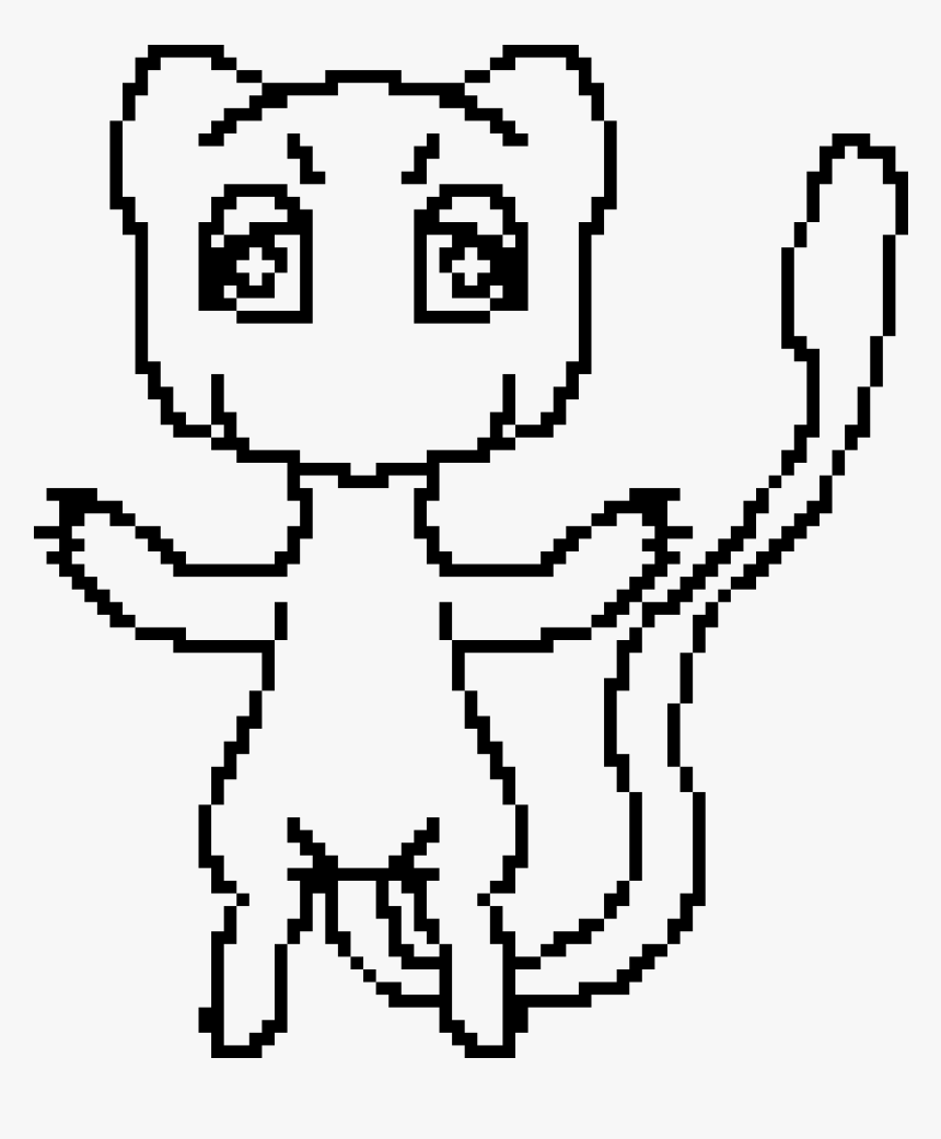 Mew Coloring Kitty Tubeyt Png Mew Kitty - Cartoon, Transparent Png
