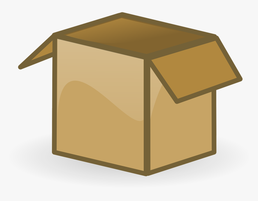 Box Clipart Corrugated Box - Open Box Clipart, HD Png Download