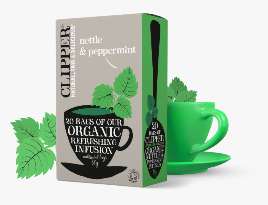 Organic Nettle & Peppermint Infusion - Clipper Nettle Tea, HD Png Download