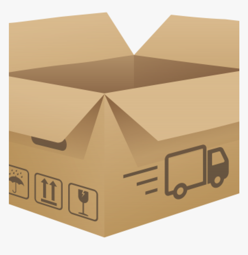 Transparent Box Top Clipart - Cardboard Clipart, HD Png Download