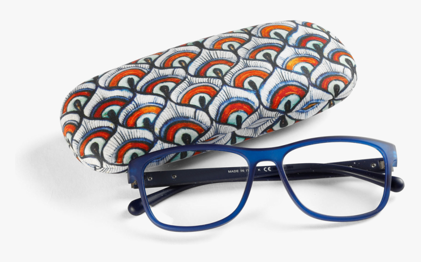 Picture Of Peacock Feather Glasses Case - Comfort, HD Png Download