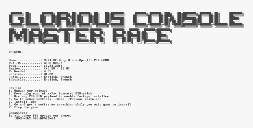 Call - Of - Duty - Black - Ops - Iii - Ps4-gcmr - Calligraphy, HD Png Download