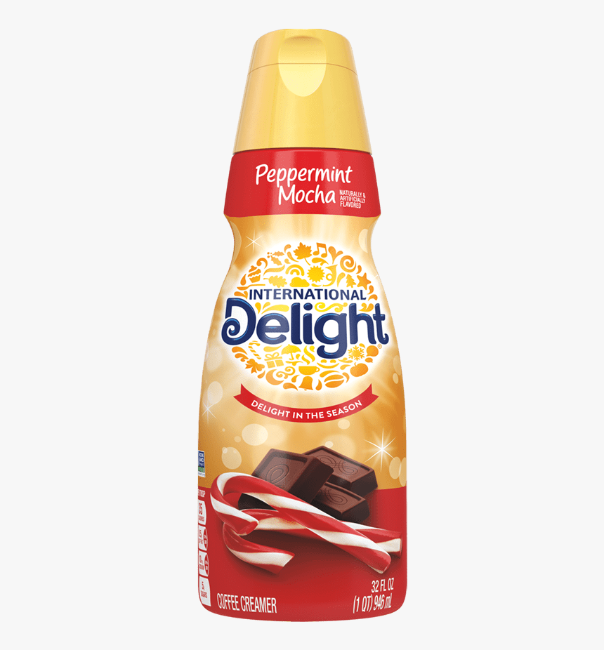 Peppermint Mocha Coffee Creamer - International Delight French Toast Creamer, HD Png Download