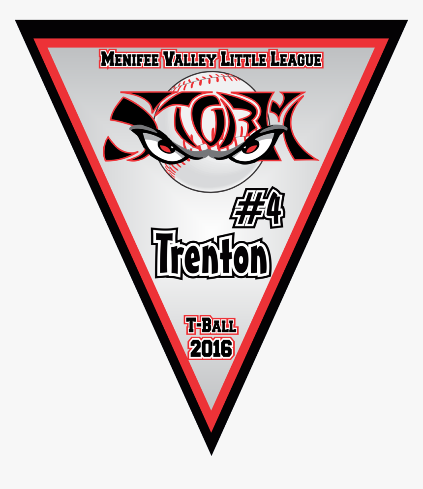 Mvll T-ball Storm 2016 Triangle Pennant Sample - Lake Elsinore Storm, HD Png Download