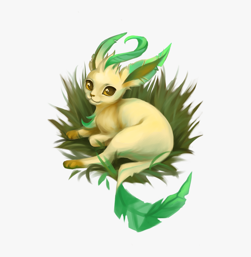 Leafeon - Cartoon, HD Png Download