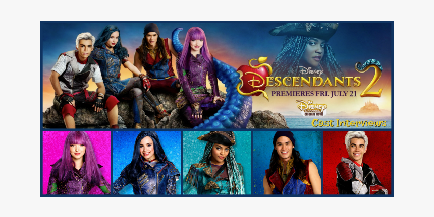 Descendants 2 Characters Png, Transparent Png