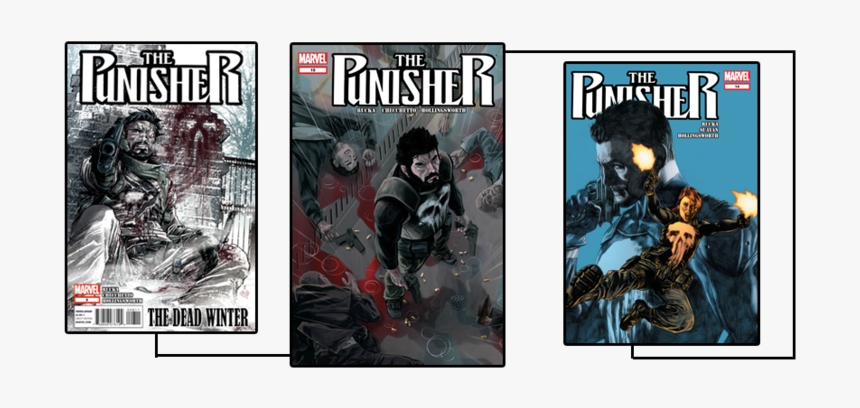Rucka Covers - Punisher, HD Png Download
