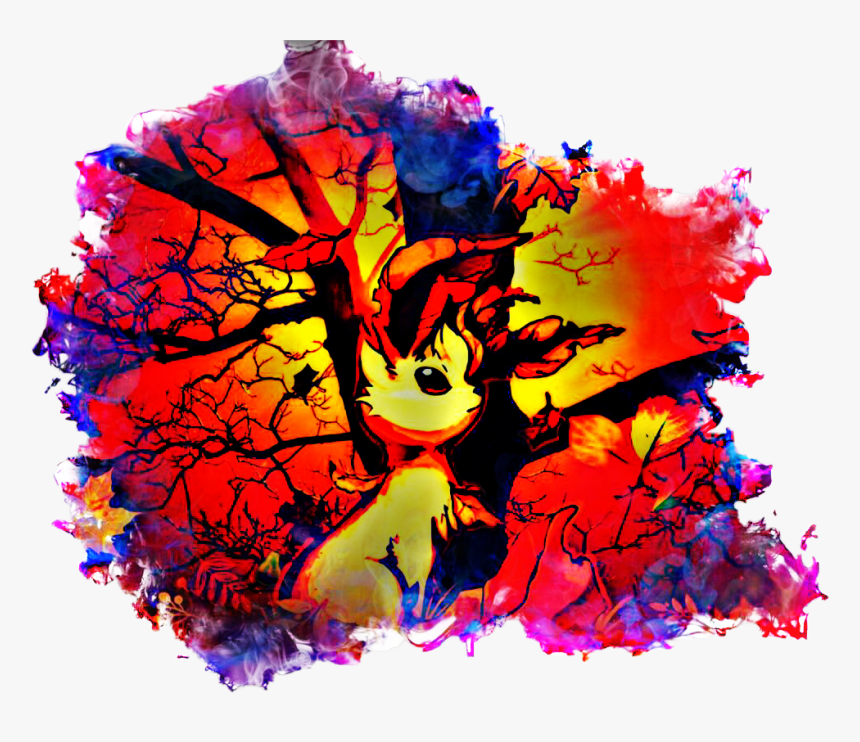 #pokemon #leafeon #fall #autumn #autumnleaves #autumncolors - Illustration, HD Png Download